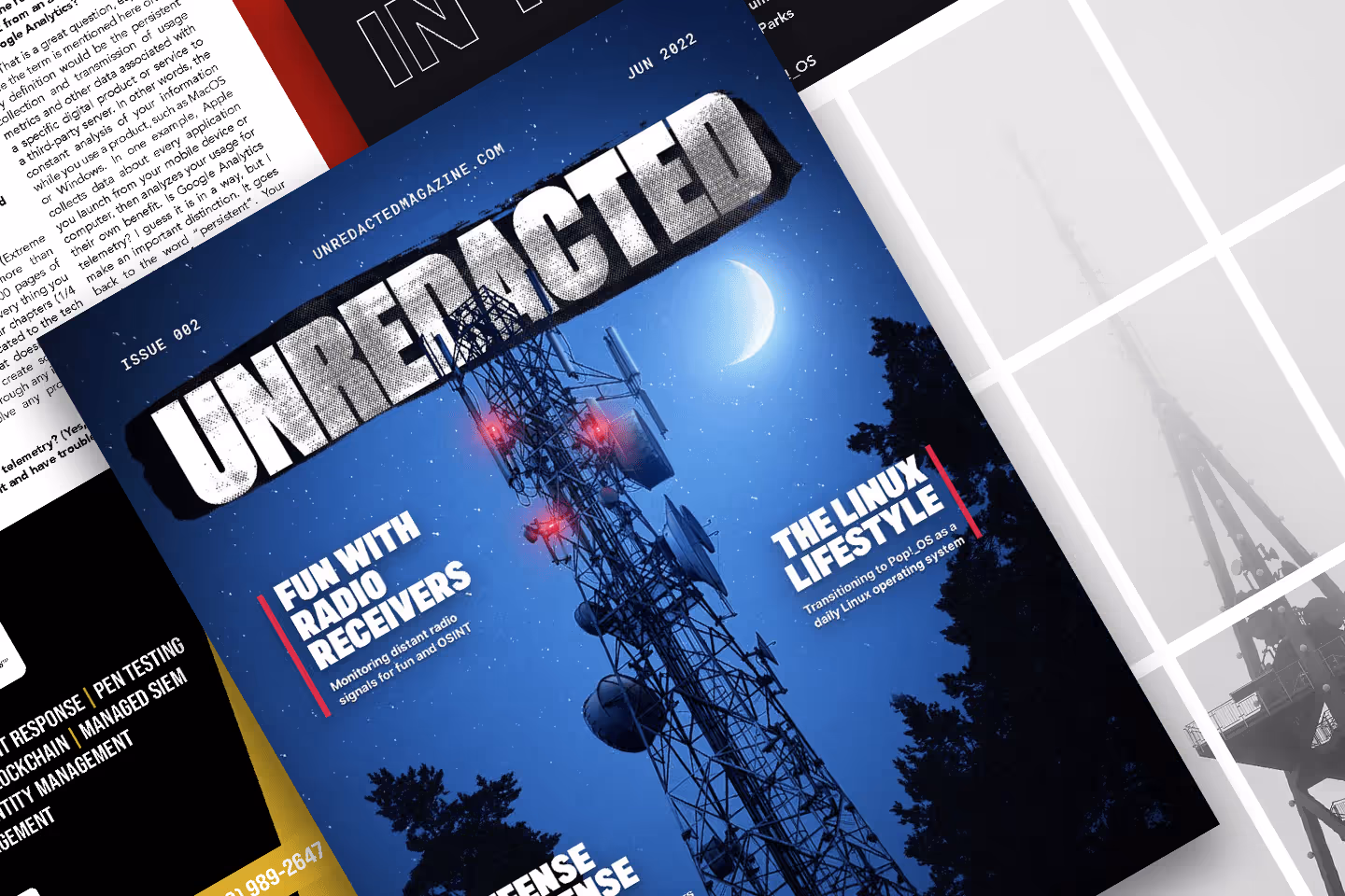 Digital magazine layout.